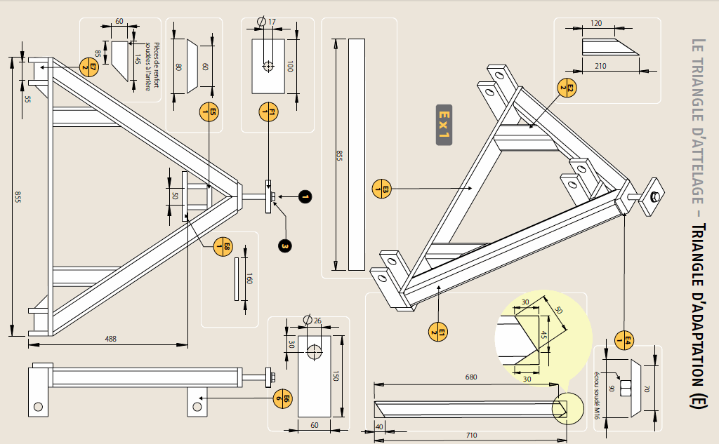 Triangle quickattach to 3 point hitch Farm Hack